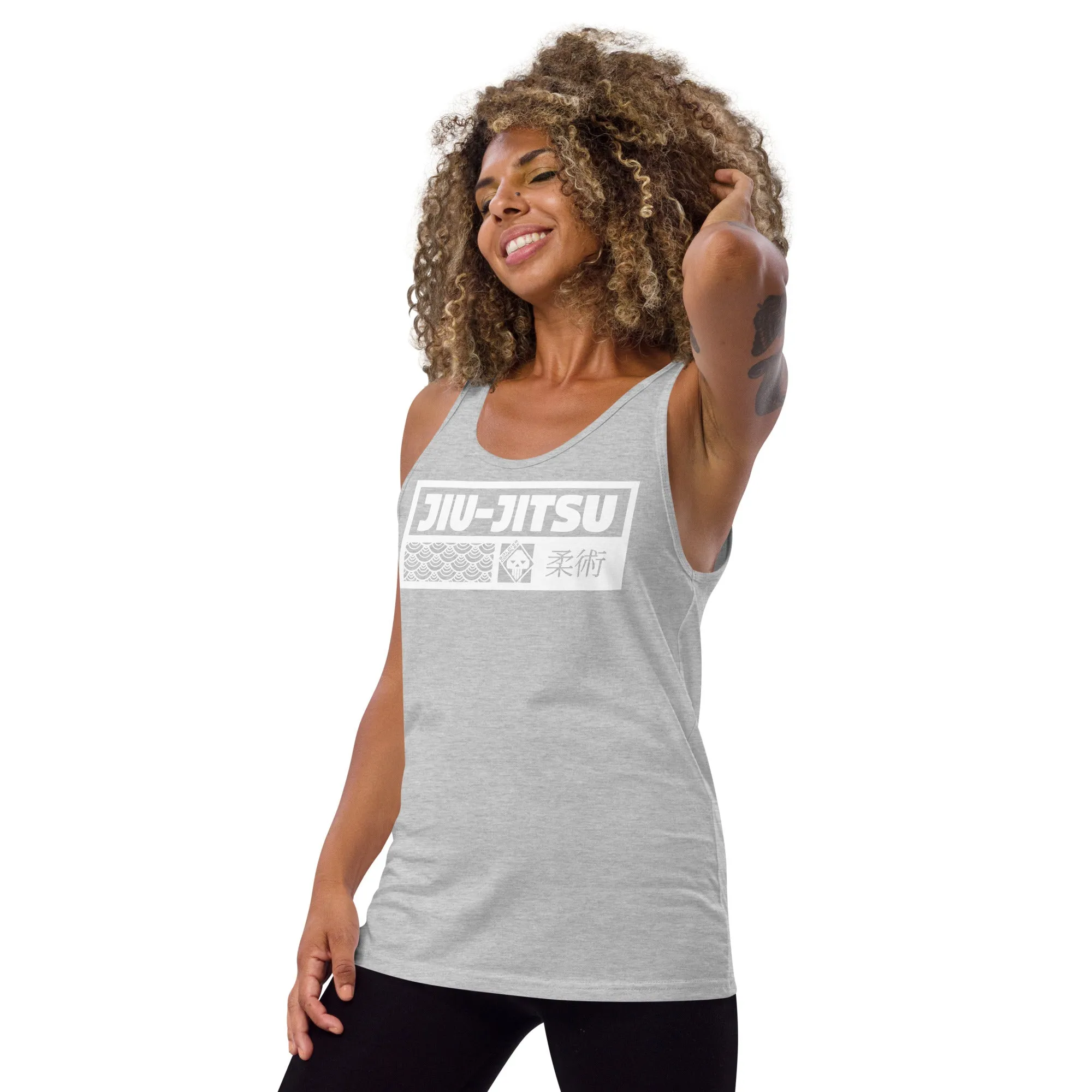 Women's Jiu-Jitsu Cotton Tank Tops - Comfortable and Breathable for High-Intensity Training - Dark 001