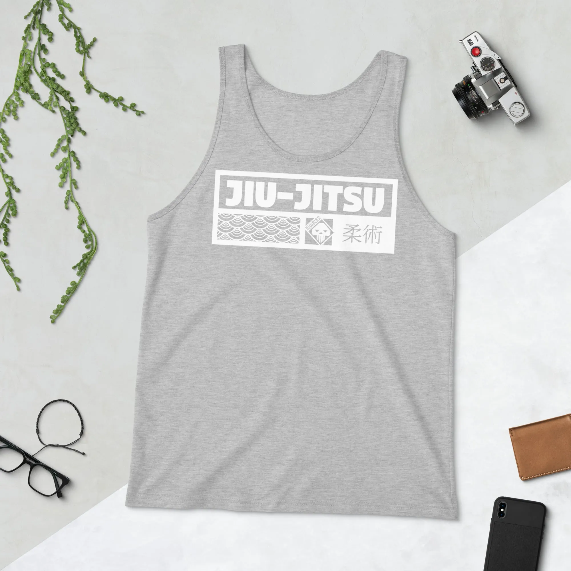 Women's Jiu-Jitsu Cotton Tank Tops - Comfortable and Breathable for High-Intensity Training - Dark 001