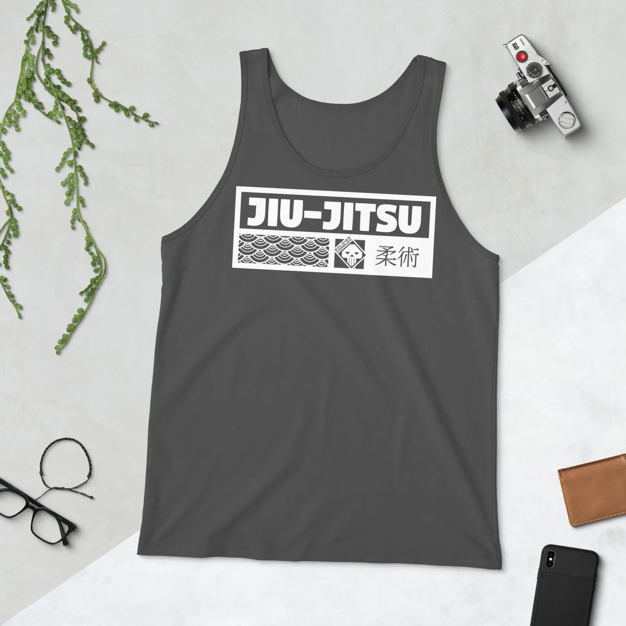 Women's Jiu-Jitsu Cotton Tank Tops - Comfortable and Breathable for High-Intensity Training - Dark 001