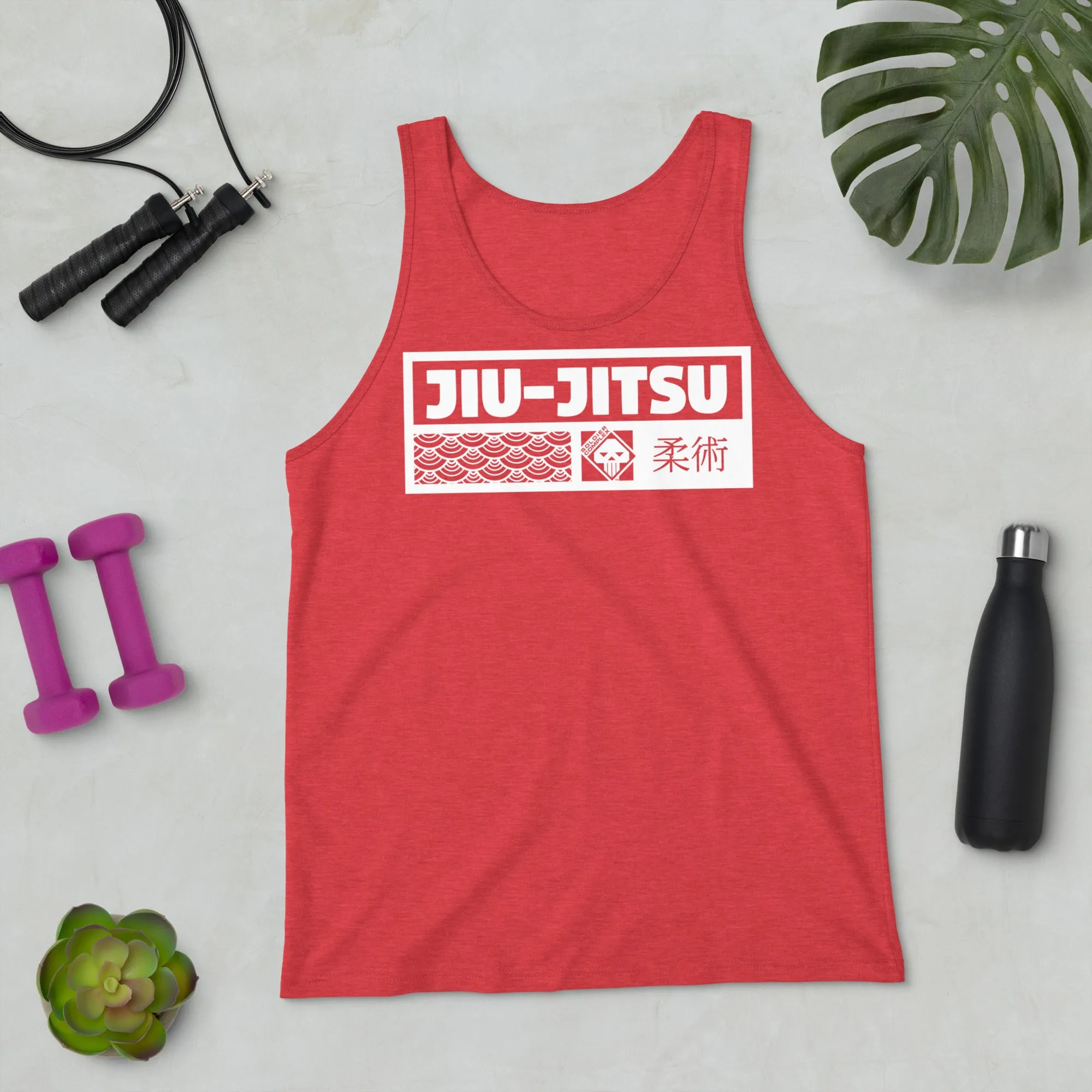 Women's Jiu-Jitsu Cotton Tank Tops - Comfortable and Breathable for High-Intensity Training - Dark 001