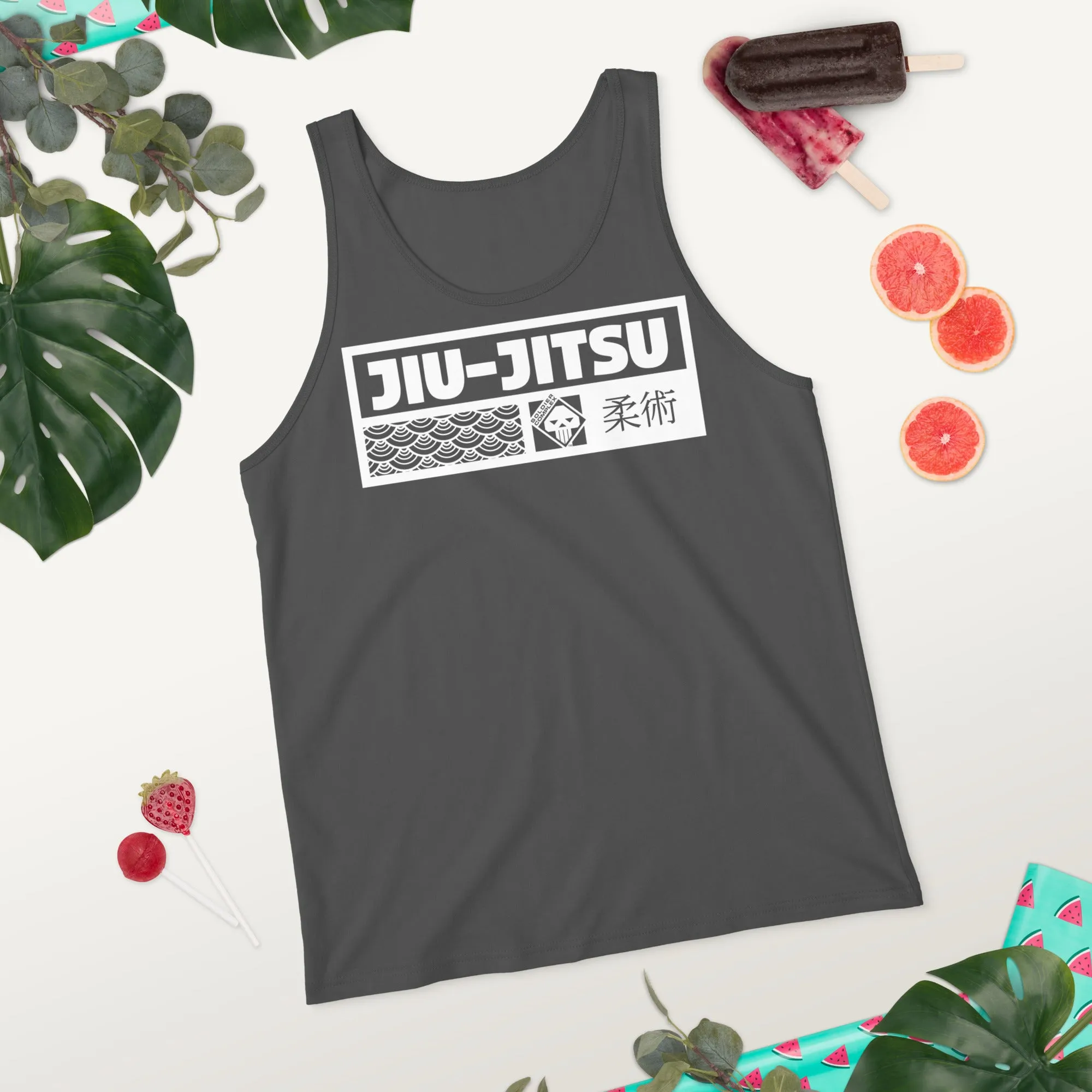 Women's Jiu-Jitsu Cotton Tank Tops - Comfortable and Breathable for High-Intensity Training - Dark 001