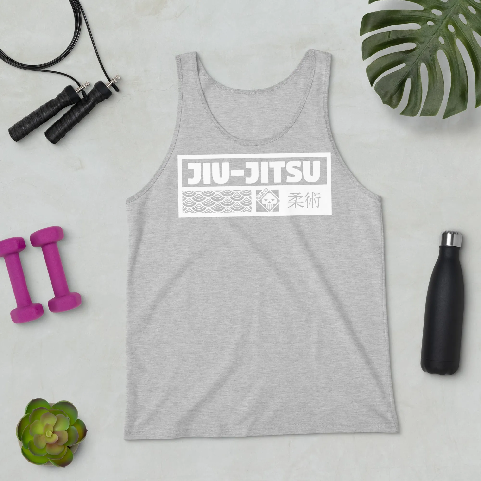 Women's Jiu-Jitsu Cotton Tank Tops - Comfortable and Breathable for High-Intensity Training - Dark 001