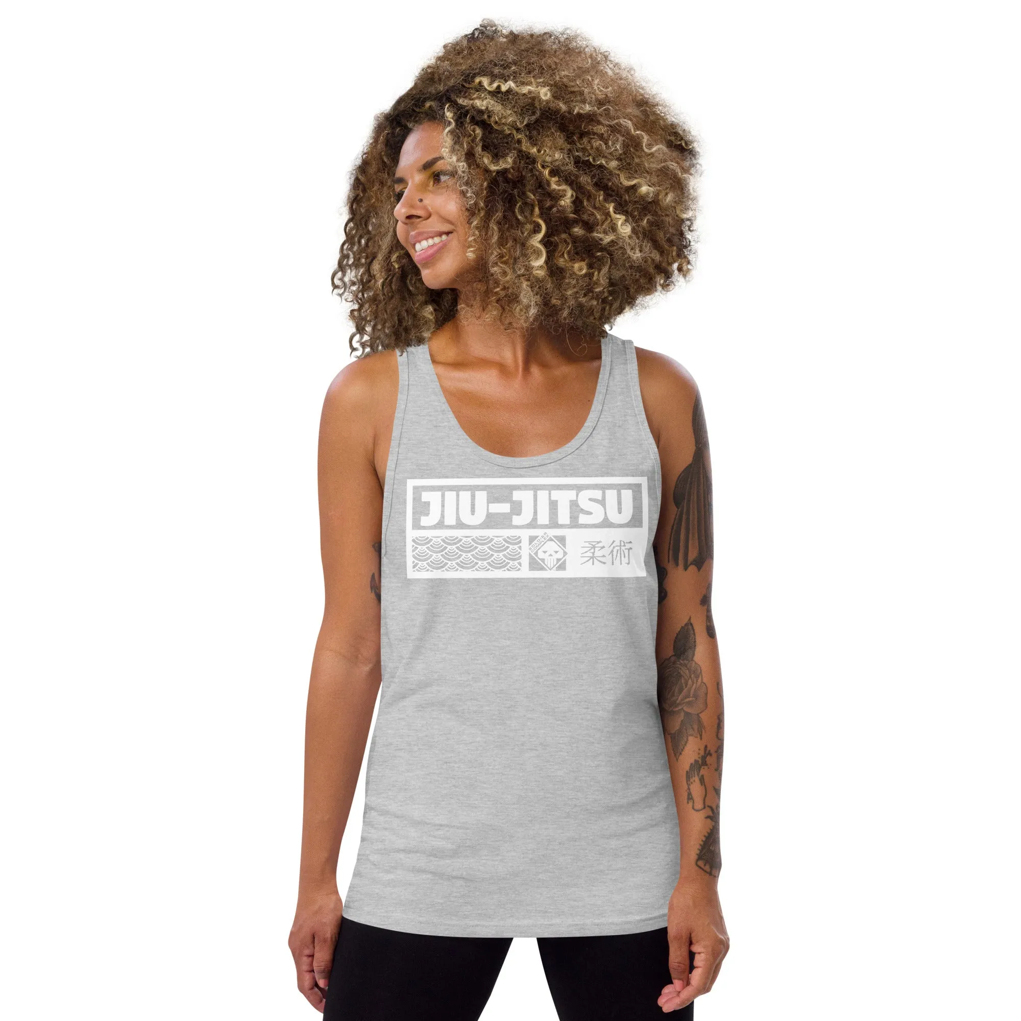 Women's Jiu-Jitsu Cotton Tank Tops - Comfortable and Breathable for High-Intensity Training - Dark 001