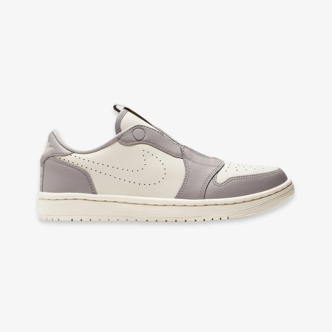 womens jordan 1 low slip (atmosphere grey/pale ivory)