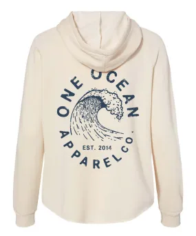 WS - One Ocean Wave V-Neck Hoodie